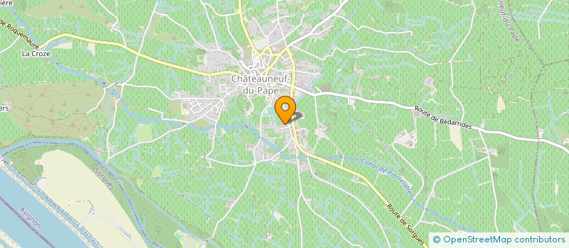 localisation de l'entreprise VIGNOBLES BOIRON  CHATEAUNEUF-DU-PAPE
