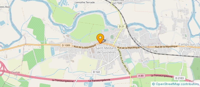 localisation de l'entreprise VIGNOBLES BORDERIE EARL  SAINT-MEDARD-DE-GUIZIERES