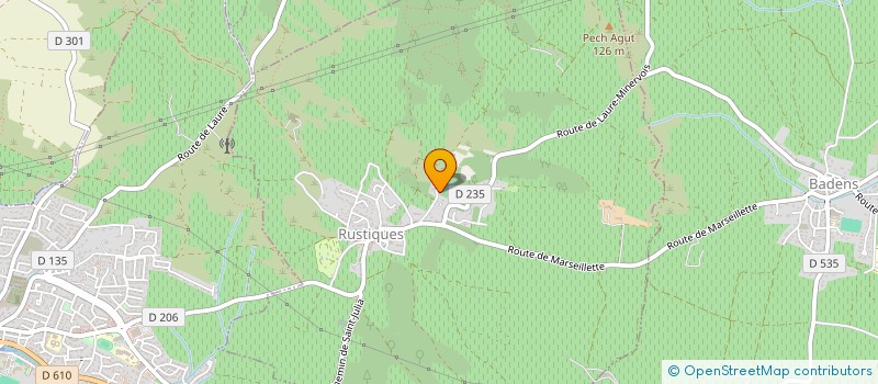 localisation de l'entreprise VIGNOBLES CANET  RUSTIQUES