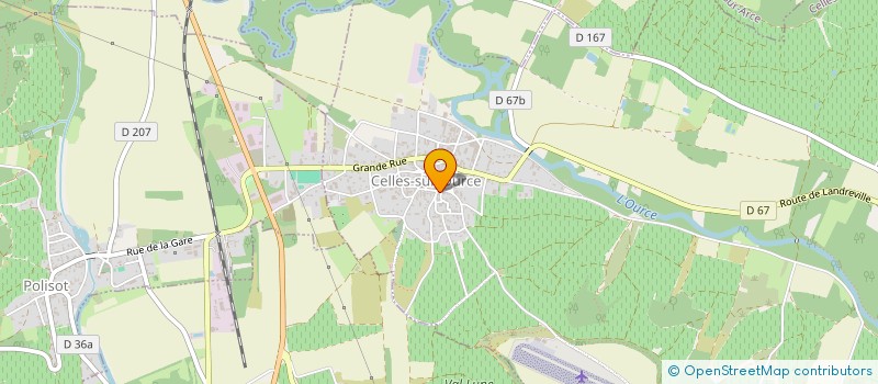 localisation de l'entreprise VIGNOBLES CARREAU à CELLES-SUR-OURCE