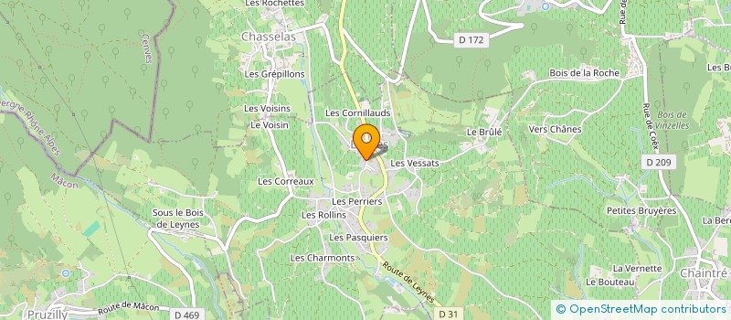 localisation de l'entreprise VIGNOBLES CHARDIGNY  LEYNES
