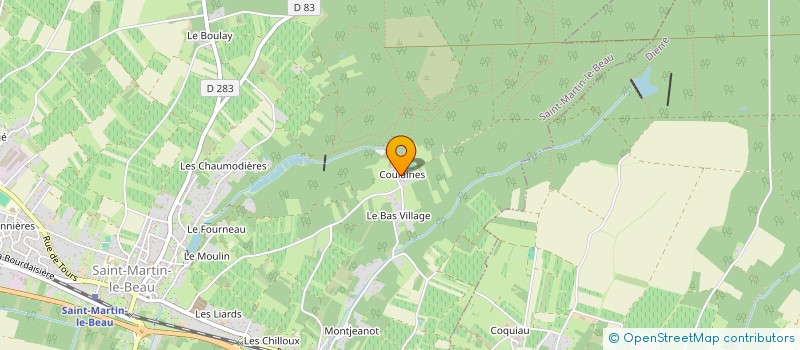 localisation de l'entreprise VIGNOBLES COMTESSE DE MONTENAY  SAINT-MARTIN-LE-BEAU