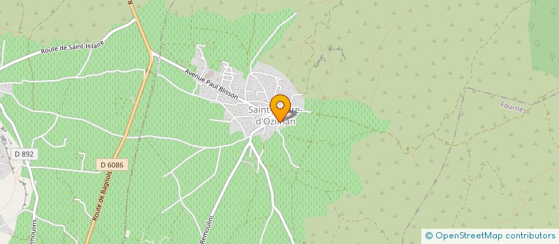 localisation de l'entreprise VIGNOBLES DAVID  SAINT-HILAIRE-D OZILHAN