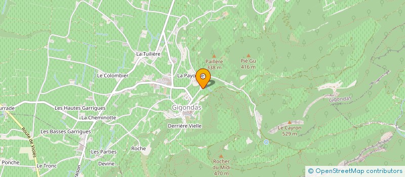 localisation de l'entreprise VIGNOBLES DE ROUANNE  GIGONDAS