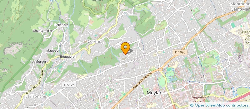 localisation de l'entreprise VIGNOBLES DE VOLNAY  CORENC