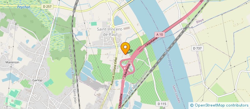 localisation de l'entreprise VIGNOBLES DUCOURNEAU EARL  SAINT-VINCENT-DE-PAUL