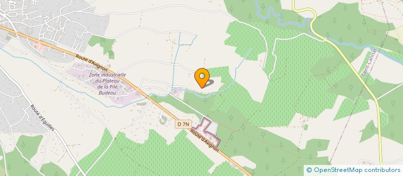 localisation de l'entreprise VIGNOBLES FAMILLE DOUBLE  SAINT-CANNAT