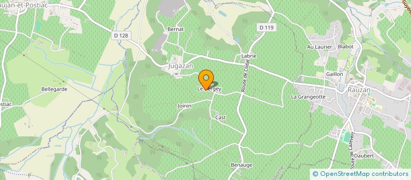 localisation de l'entreprise VIGNOBLES FRANCIS LASNIER  JUGAZAN