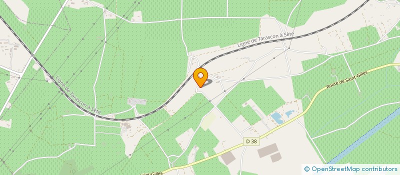 localisation de l'entreprise VIGNOBLES GUILHEM DURAND  BEAUCAIRE