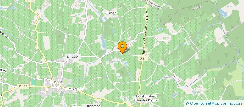 localisation de l'entreprise VIGNOBLES JL SYLVAIN  LUSSAC