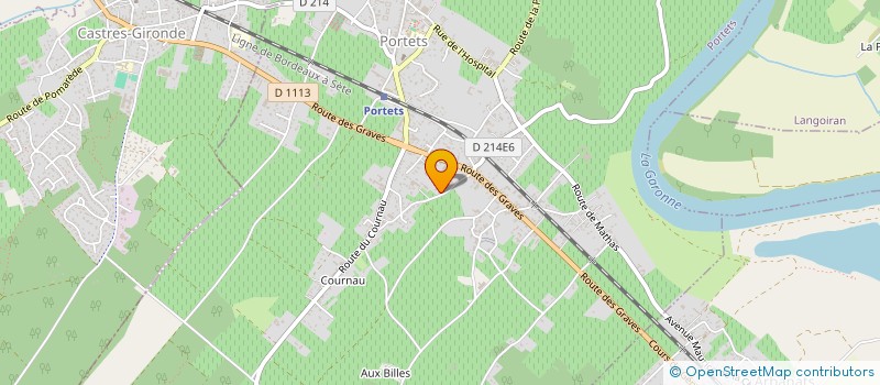 localisation de l'entreprise VIGNOBLES LABUZAN à PORTETS