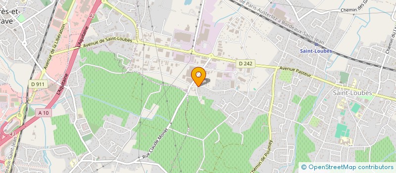 localisation de l'entreprise VIGNOBLES LAURENT à SAINT-LOUBES