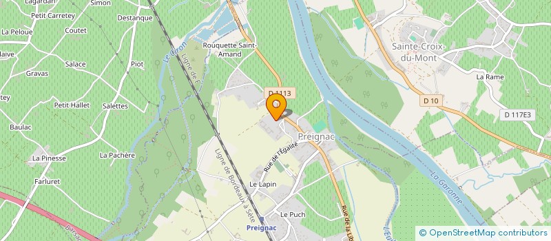 localisation de l'entreprise VIGNOBLES M & J PERROMAT à PREIGNAC