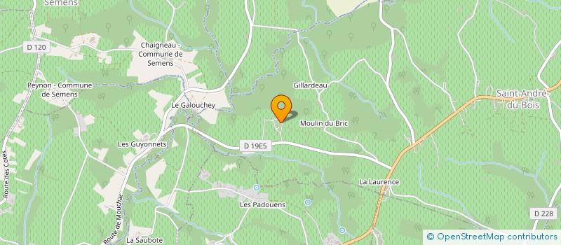 localisation de l'entreprise VIGNOBLES MALROME  SAINT-ANDRE-DU-BOIS