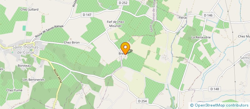 localisation de l'entreprise VIGNOBLES MORANDIERE  SAINT-GEORGES-DES-AGOUTS