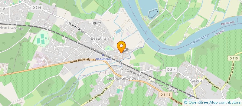 localisation de l'entreprise VIGNOBLES PARAGE à PORTETS