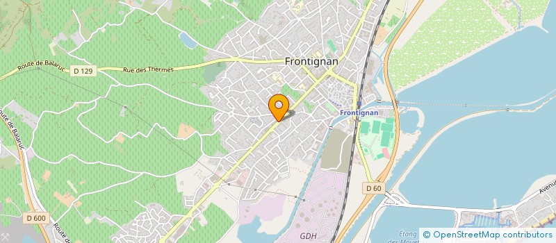 localisation de l'entreprise VIGNOBLES PREMIER SAS à FRONTIGNAN