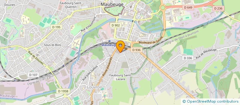 localisation de l'entreprise VIGNOBLES PRISSETTE ASSETS MANAGEMENT EN ABREGE VPAM à MAUBEUGE