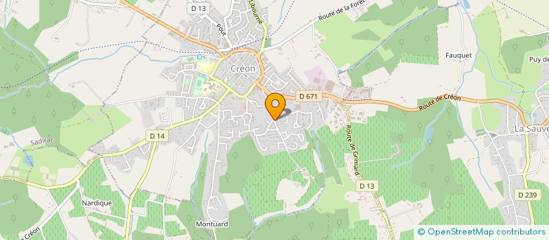 localisation de l'entreprise VIGNOBLES QUINNEY  CREON