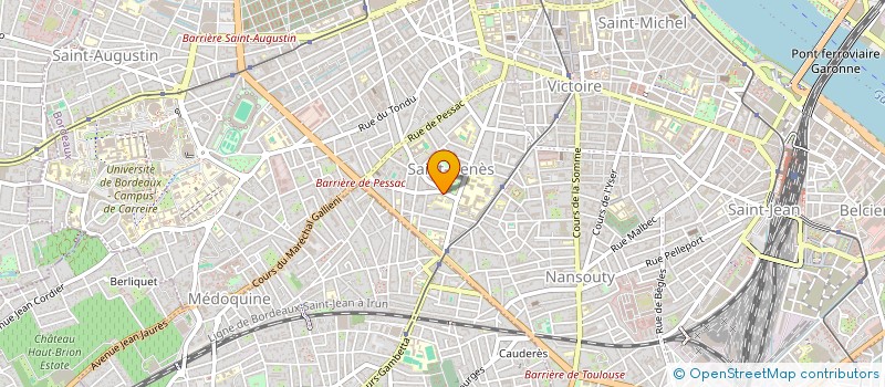 localisation de l'entreprise VIGNOBLES RB à BORDEAUX