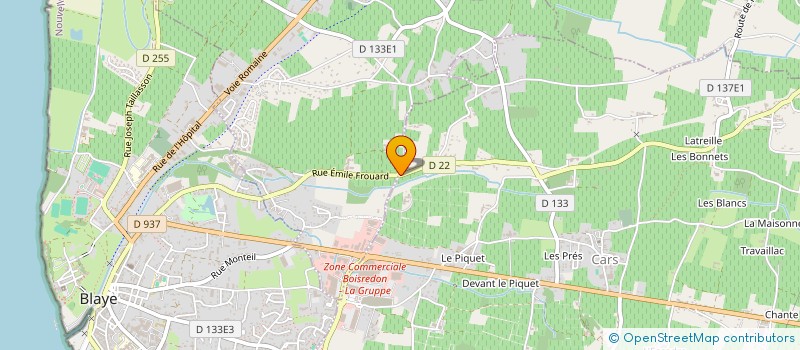 localisation de l'entreprise VIGNOBLES REVAIRE-ROUSSEAU  CARS