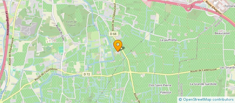 localisation de l'entreprise VIGNOBLES ROGER PERRIN à ORANGE