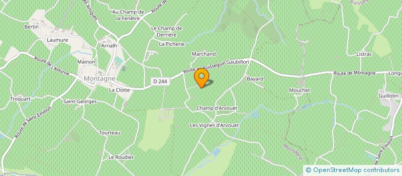 localisation de l'entreprise VIGNOBLES ROI à LUSSAC