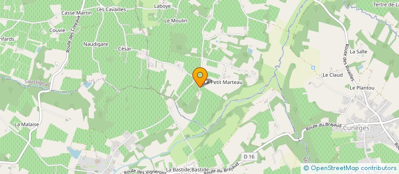 localisation de l'entreprise VIGNOBLES TERBLANCHE SAS  GAGEAC-ET-ROUILLAC