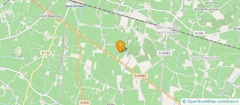 localisation de l'entreprise VIGNOBLES YOUNAN à SAINT-EMILION