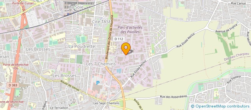 localisation de l'entreprise VIGNOLI à DECINES-CHARPIEU