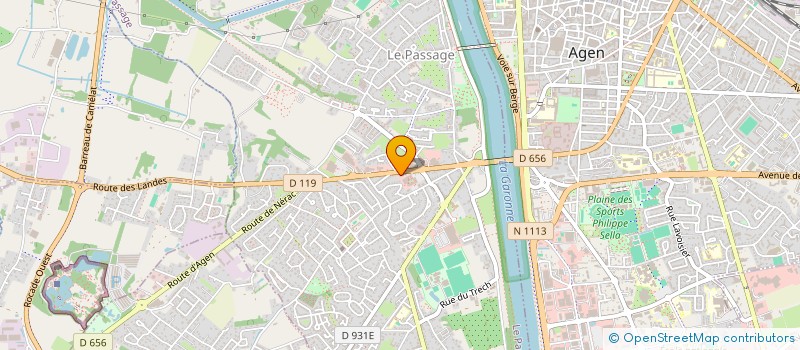 localisation de l'entreprise VIGNOLI SARL à LE PASSAGE