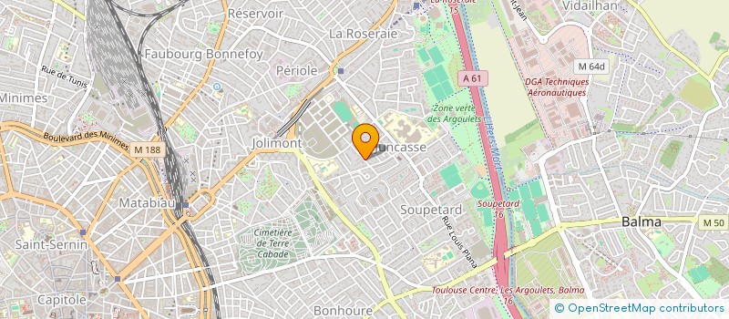 localisation de l'entreprise VIGNOLLE VIALA LOCATION à TOULOUSE