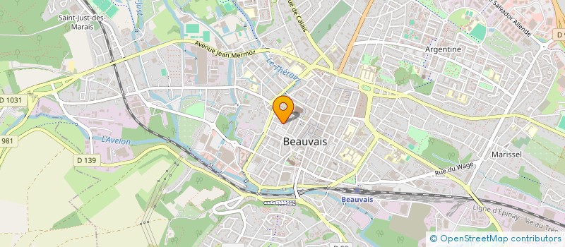 localisation de l'entreprise VIGNON  BEAUVAIS