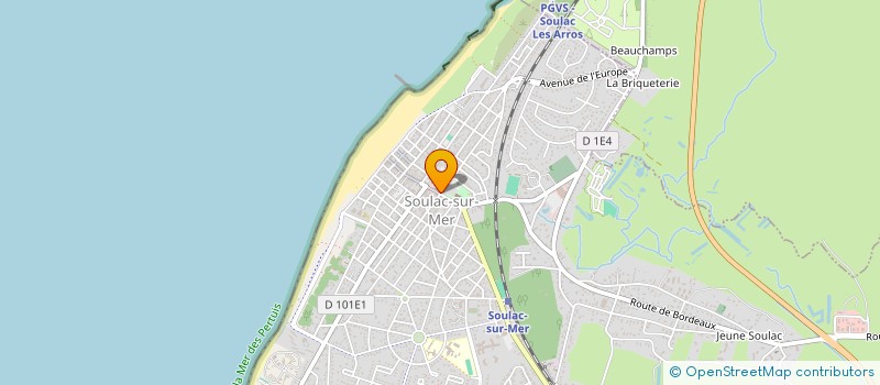 localisation de l'entreprise VIGNON ET MARIE à SOULAC-SUR-MER