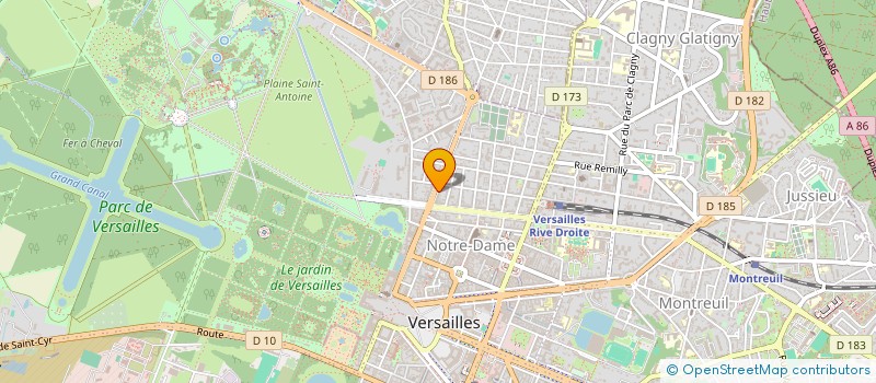 localisation de l'entreprise VIGNON INGENIERIE à VERSAILLES