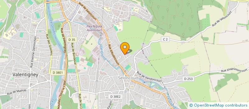 localisation de l'entreprise VIGNOTTES  SELONCOURT