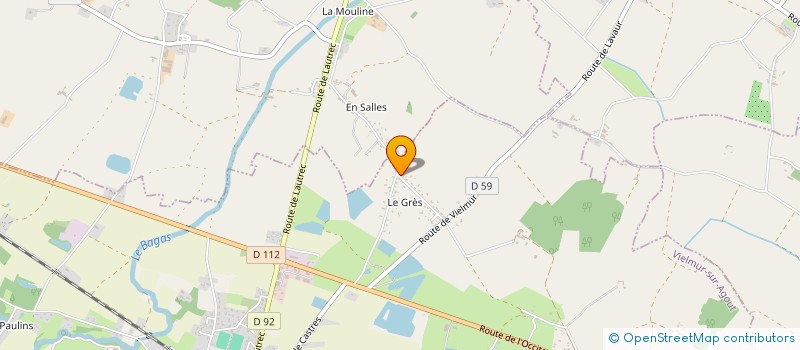 localisation de l'entreprise VIGNY  VIELMUR-SUR-AGOUT