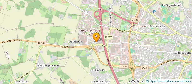 localisation de l'entreprise VIGO  SAINTES