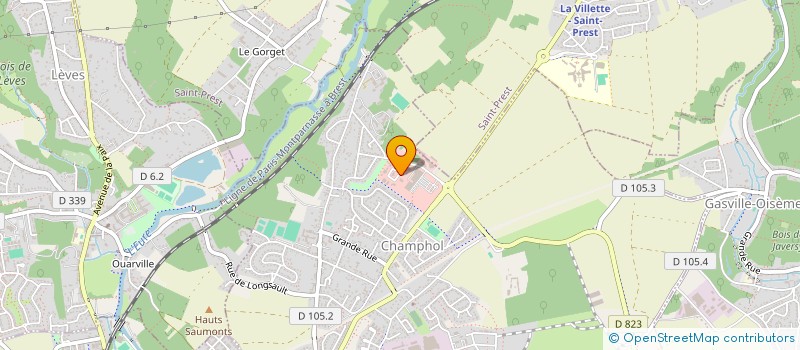 localisation de l'entreprise VIGO à CHAMPHOL