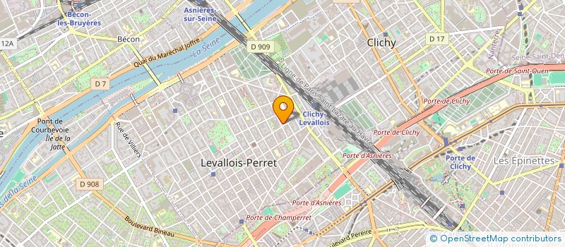 localisation de l'entreprise VIGO FILMS à LEVALLOIS-PERRET
