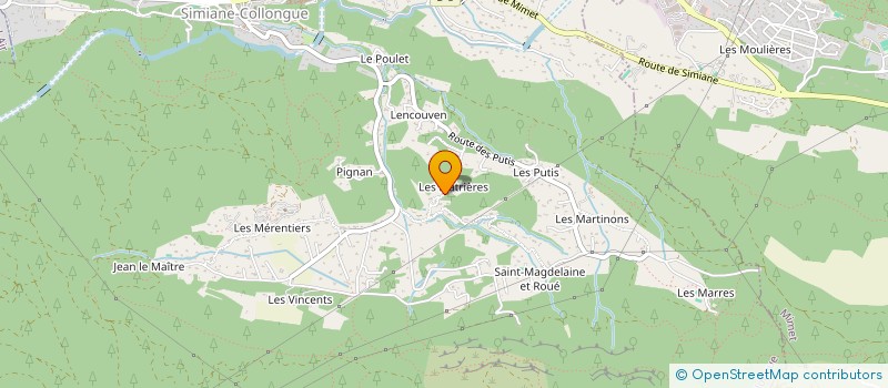 localisation de l'entreprise VIGON 1321  SIMIANE-COLLONGUE