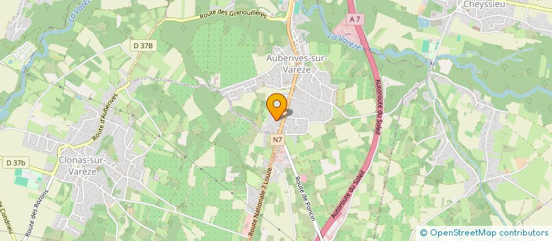 localisation de l'entreprise VIGOUREUX SARL à AUBERIVES-SUR-VAREZE
