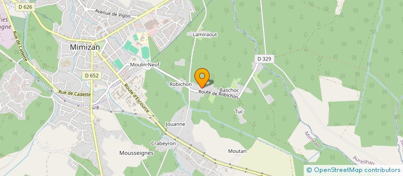 localisation de l'entreprise VIGOUROUX INVESTISSEMENTS  MIMIZAN