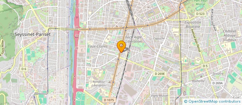 localisation de l'entreprise VIGUET-CARRIN VALLON  GRENOBLE