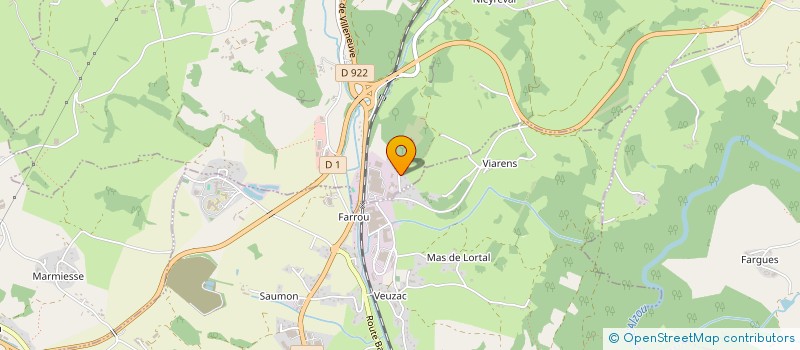 localisation de l'entreprise VIGUIE à VILLEFRANCHE-DE-ROUERGUE