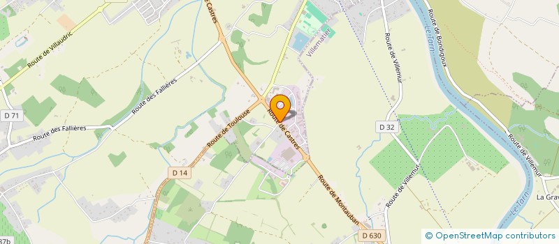 localisation de l'entreprise VIGUIE IMMO  VILLEMUR-SUR-TARN