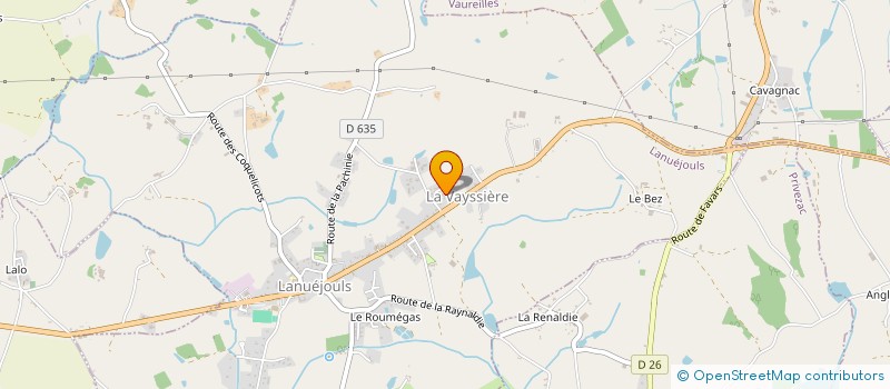 localisation de l'entreprise VIGUIE PERE ET FILS à MALEVILLE