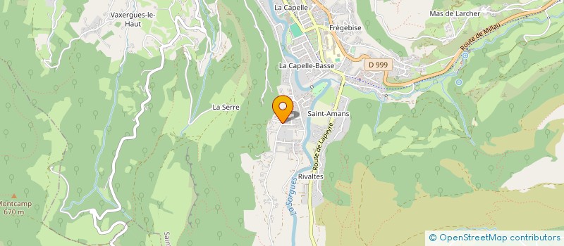 localisation de l'entreprise VIGUIER EAH  SAINT-AFFRIQUE