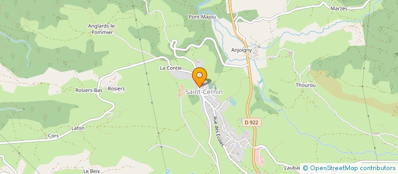 localisation de l'entreprise VIGUIER PLOMBERIE CHAUFFAGE CLIMATISATION à SAINT-CERNIN
