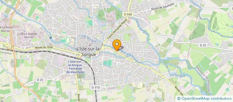 localisation de l'entreprise VIHOA  L'ISLE-SUR-LA-SORGUE